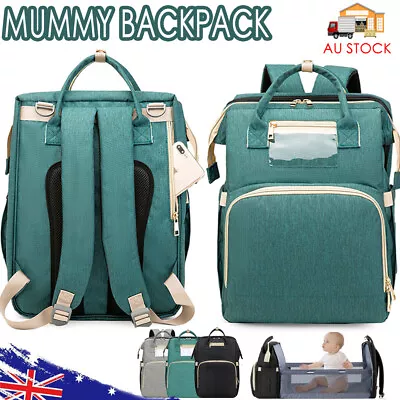 Large Baby Diaper Bag Mummy Maternity Nappy Large Capacity Changing Backpack • 51.20$