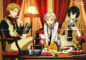 poster promo Free Iwatobi Swim Club Bungo Stray Dogs anime Nanase Haruka Makoto - Picture 1 of 2