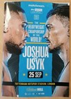 Joshua v Usyk  Boxing Programme
