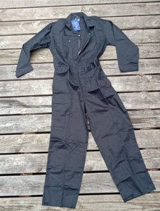Kolossus Workwear Longsleeve Coveralls Large Black NEW w/ Tags - Picture 1 of 13