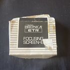 Zenza Bronica ETR Focusing Screen With Frame New Old Stock