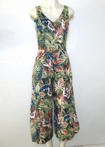 vtg 90s Original Exclusively Disneyland Disney jumpsuit womens XS-S jungle tiger - Picture 1 of 7