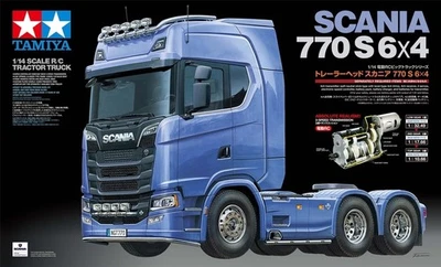 Tamiya RC Scania 770 S 6x4 - Item #56368 Tractor Truck - Image 1 of 4
