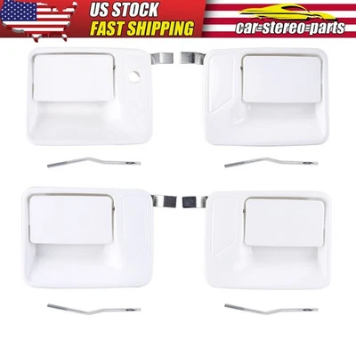 PACK DE 4 MANIJAS DE PUERTA EXTERIOR DELANTERAS Y TRASERAS PARA FORD SUPER DUTY F250 F350 1999-2016 Foto 1 de 4