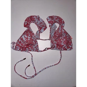 Maaji Women’s Triangle Bikini Top Size L Print String Skimpy - Picture 1 of 4