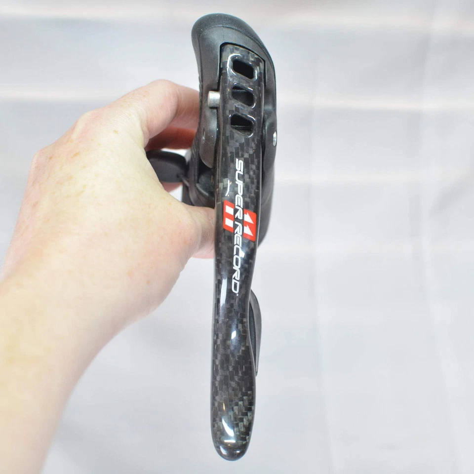 MINT Pre-2015 Campagnolo Super Record LEFT/FRONT 2x Double (11 speed) Shifter - Image 1 of 4