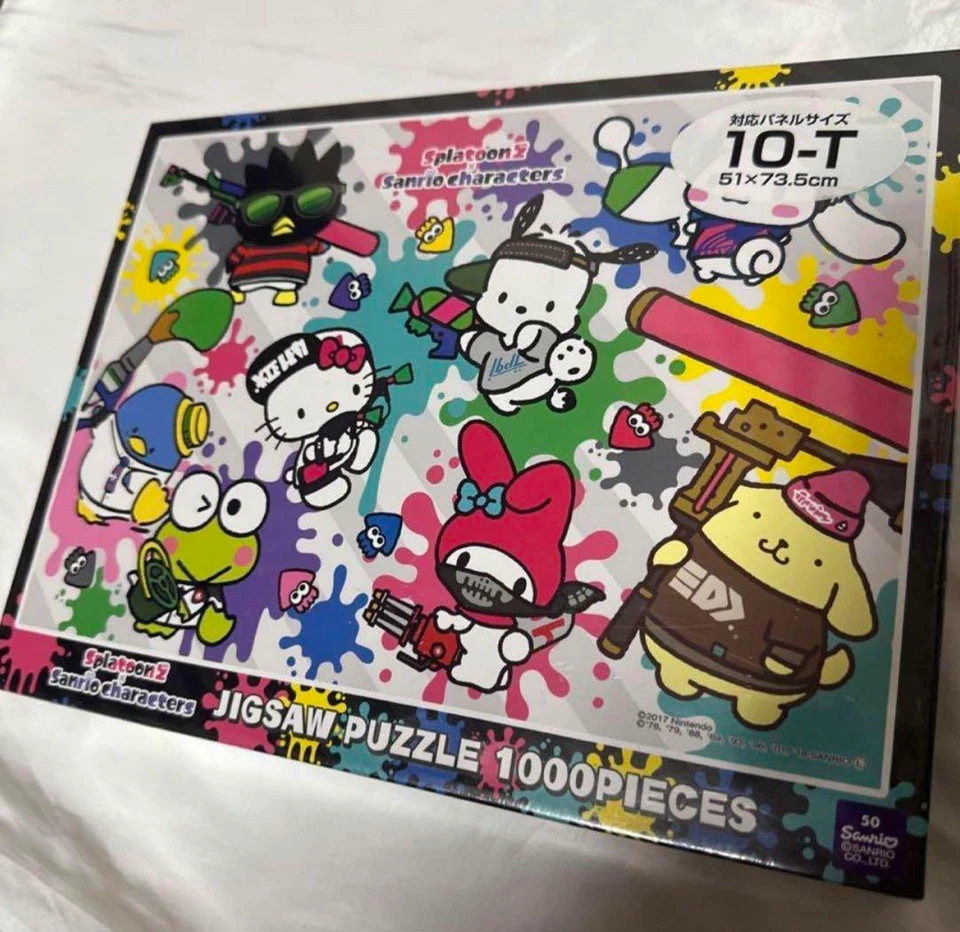 Nintendo Splatoon 2 x Sanrio Characters Jigsaw Puzzle 1000 Pieces 10-T Japan - Image 1 of 1
