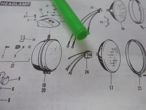 Harley BT XLOTHER Rpl HEADLIGHT or STARTER CONNECTOR & PIGTAIL WIRE HARNESS BOGO - Picture 1 of 11