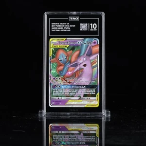TAG 10 Sun Moon Unified Minds Espeon & Deoxys GX Tag Team 72/236 - Picture 1 of 1