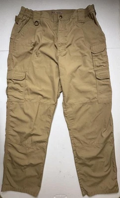 Pantalones tácticos 5.11 para hombre 38x32 caqui Ripstop carga trabajo utilitario senderismo Foto 1 de 4