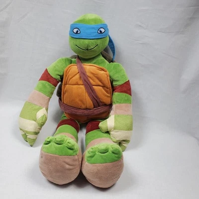 Nickelodeon Teenage Mutant Ninja Turtles Leonardo Plush 2014 Stuffed Doll 24" - Image 1 of 4