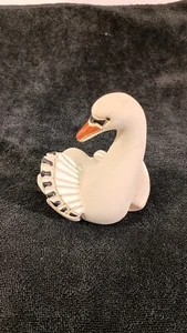Artesania Rinconada Swan Clay Pottery Figurine Vintage Uruguay Signed - Picture 1 of 6