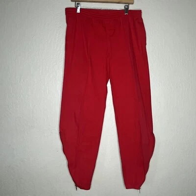 Canterbury Red Jogger Track Side Zip Pants Mens Size 36 - Image 1 of 4