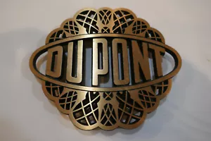 Massiver Messing DUPONT Untersetzer Wandbehang Wohndeko SCHÖN!! - Bild 1 von 3