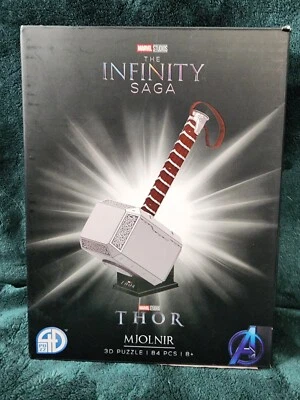 Rompecabezas 3D 4D Cityscape Marvel Studios - Mjolnir (Thor's Hammer) - 84 piezas - 8+ Foto 1 de 3