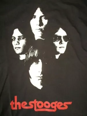 Retro THE STOOGES Concert Tour (MED) T-Shirt IGGY POP - Image 1 of 2