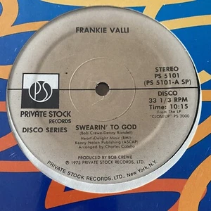 Frankie Valli – Swearin' To God 12” 1977 Private Stock Sealed - Picture 1 of 3
