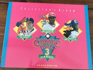 1992 Looney Tunes Oberdeck Comicball 3 Karten Album 100-198 plus 5 Hologramme - Bild 1 von 7