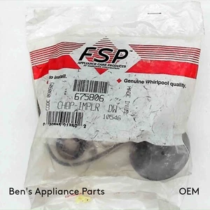 Neu Original OEM Whirlpool Geschirrspüler Pumpe Laufrad Kit 675806  - Bild 1 von 2