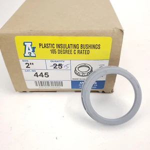 15 qty Arlington 445 2" Plastic Insulating Bushing 105 Degree Rated - Picture 1 of 5
