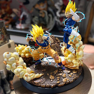 Dragon Ball Z Goku Vs Manji Vegeta 1/4 Resin Statue Gk Figure Collectible  Toys