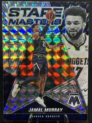 JAMAL MURRAY 2021-22 Mosaic Stare Masters SILVER MOSAIC PRIZM #21 Denver Nuggets - Image 1 of 3