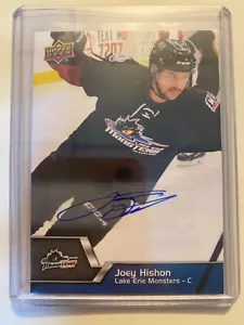 A11,044 - 2014-15 Upper Deck AHL Autographs #103 Joey Hishon - Picture 1 of 1