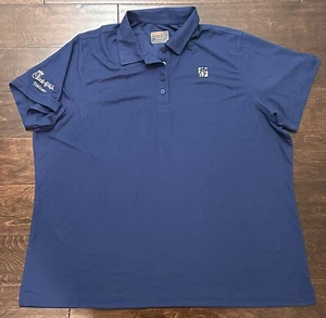 Women’s Chick Fil A Blue Employee Performance Polo Shirt- Size 3XL - Picture 1 of 8
