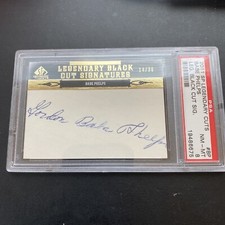 Babe Phelps 2011 SP Legendary Cuts Legendary Black Cut Signatures PSA 8
