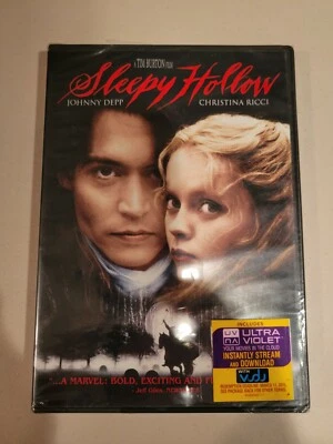Paramount Tim Burton Sleepy Hollow New Sealed DVD Region 1 Media Film Widescreen - Image 1 of 4