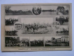 10B18 CPA .Tarjeta Postal.Postal- Chantilly. Souvenir De Pulsador Perros Caza. - Imagen 1 de 2