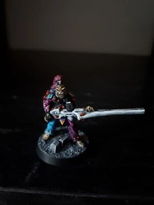 Warhammer 40k Harlequin Death Jester Oop Well Painted / Pro Painted - Picture 1 of 4