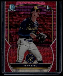 Bowman Chrome Kevin Ereu Chrome Fuchsia Pink Vapor Wave Refractor #/199 - Picture 1 of 2