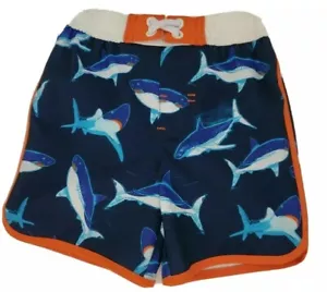 Infant Baby Boy SHARK SwimTrunks SIZE 12M Swimsuit - Picture 1 of 3