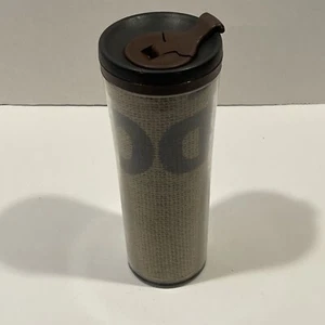 Starbucks Kaffee Raffia Sackleinen Travel Tumbler Becher Tasse Hot Cold 2010 Schraubdeckel - Bild 1 von 4