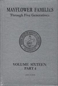 Mayflower Families through Five Generations Volume 16 part 4 ~ John Alden - Picture 1 of 1