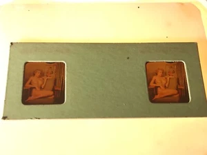 N1-11 RISQUÉ PHOTO SLIDES - STEREO LOCKSLIDE - Picture 1 of 2