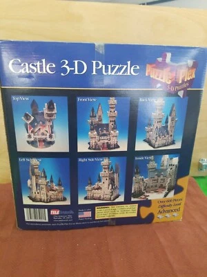 Puzzle Plex Avanzado 3D Castillo Puzzle Más de 600+ Piezas 17" Alto, Piezas de Espuma Foto 1 de 3