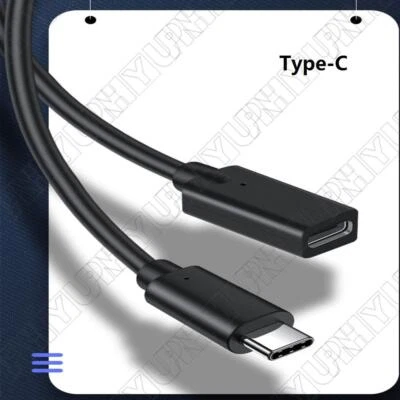 30cm USB 3.1 Type C Male to Type C Female Charging Data Extension Cable Adapter - Image 1 of 4