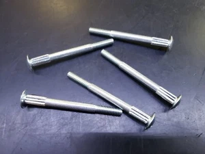 Perno de carro de cuello acanalado 1/4"-20 x 3" SAE zinc TODCO grado 2 puerta de semirremolque 5pk - Imagen 1 de 7