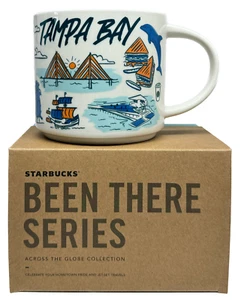 Starbucks Tampa Bay Florida Been There Series Collection 14oz Ceramic Cup Mug - Picture 1 of 6