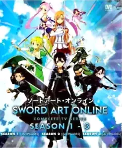 Sword Art Online Season 1-3 + Gun Gale Online + Alicization Complete TV Series - Imagen 1 de 9