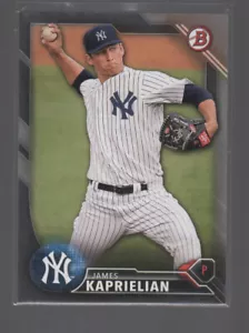 JAMES KAPRIELIAN 2016 BOWMAN DRAFT BLACK CARD #BD136 /499 - Picture 1 of 1