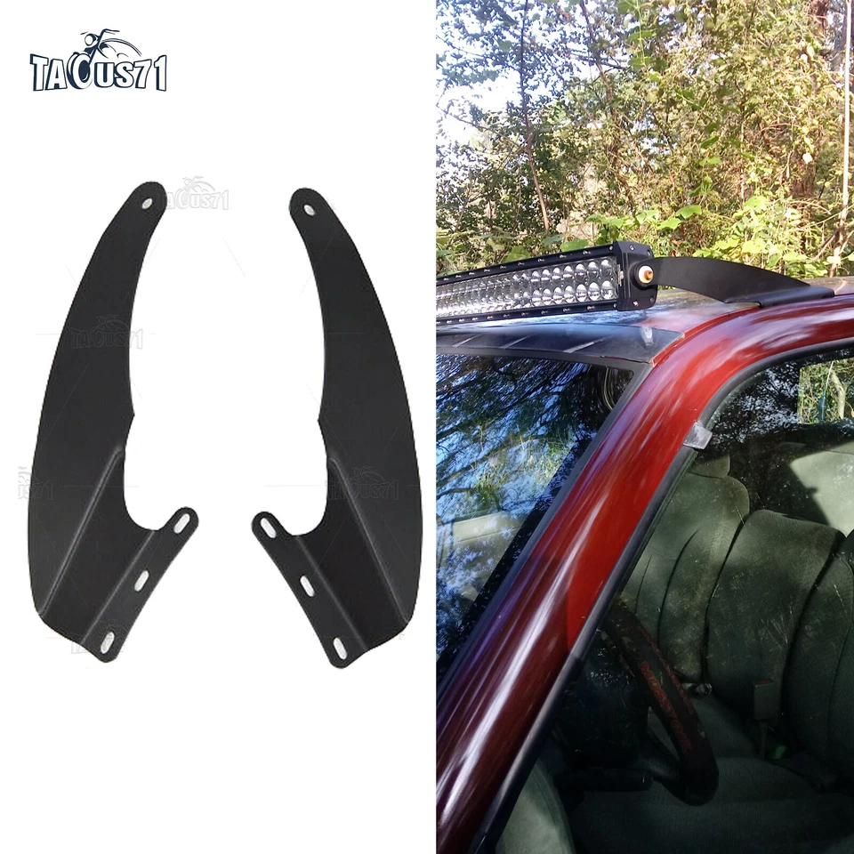 Soporte de montaje en techo para camioneta Chevy OBS C/K de 52" soportes de barra de luz LED curvos para camioneta 89-98 Foto 1 de 3