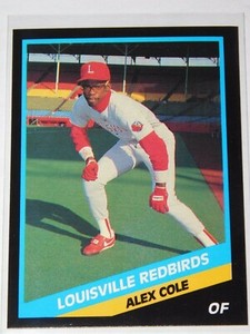 1988 CMC LOUISVILLE REDBIRDS ALEX COLE CARD #11