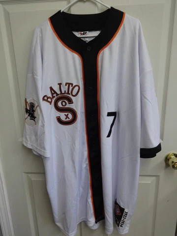 Vintage NLBM Negro League Baseball Jersey Men 5XL Baltimore Black Sox # 7 Cover
