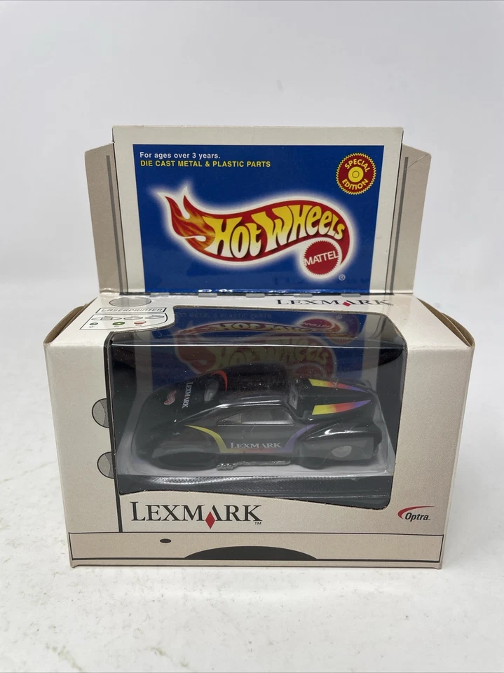 Hot Wheels LEXMARK Tail Dragger NEGRO con neumáticos RR GOMA REAL Foto 1 de 4