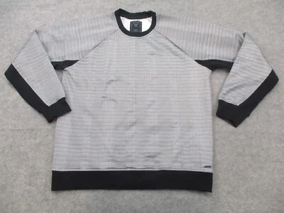 Guess Sweater Mens Extra Large Gray Black Crew Neck Pullover Adult Casual - Image 1 of 4