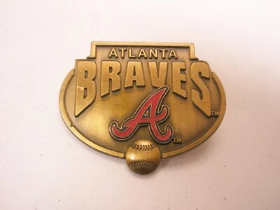 Solapa de corbata vintage de los Atlanta Braves t58 Foto 1 de 4