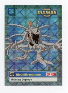 Upper Deck Digimon Series 1 Skullgreymon Ultimate Chase 1999 #U4 casi nuevo+ lámina Holo - Imagen 1 de 2